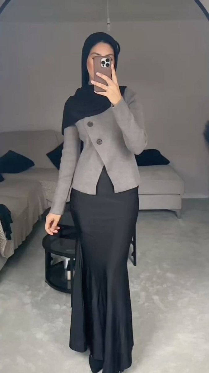 Jupe satin longue en – Boutique Nazlyshop
