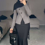 Jupe satin longue en – Boutique Nazlyshop